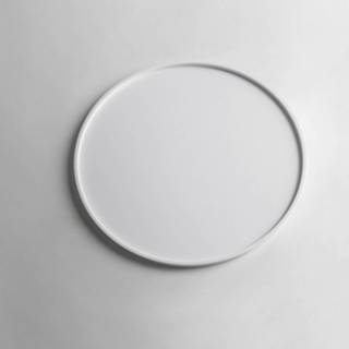 👉 Plank wit Mat Cosmetica Ideavit Solidplate 25x25x1.2 cm Solid Surface Rond 8719304935728