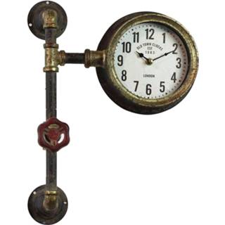 👉 Wandklok Clayre & Eef 41*14*30 Cm /1*aa Jjkl00002 7790509000399