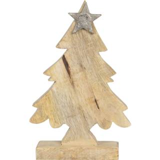 👉 Kerstboom bruin Clayre & Eef Decoratie 15*5*20 Cm 6h1904m 8717459748477