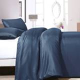 👉 Zensation Dekbedovertrek Satin Point Navy-240x200/220