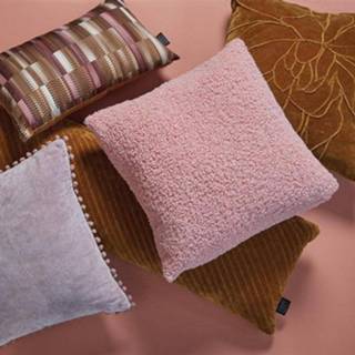 👉 Sierkussen polyester roze KAAT Amsterdam Svenja Mauve 43x43 cm 8719931490027
