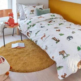 👉 Dekbed katoen ledikant multi kinderen Beddinghouse Kids Forest Animals Multi-Ledikant (100 x 135 cm) 8719931486310