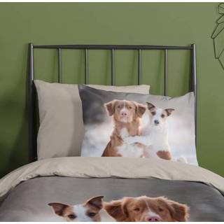 👉 Dekbedovertrek katoen multi Honden Doggy’s 8717285195650