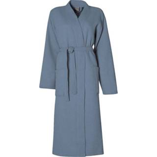 👉 Seahorse Waffle Kimono Badjas Denim-Maat: XXL