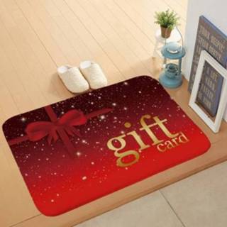 👉 Vloermat fluwelen active Kerstmis koraal vloermatten vakantie decoratie deurmatten, maat: 40x60cm (11)