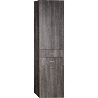 👉 Kolomkast Sapho Zoja met wasmand 50x184cm mali wengé 7434211094030