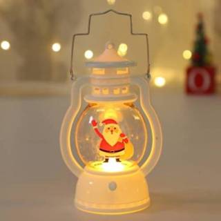 👉 Lantaarn active 4 stks Kerstdecoratie Draagbare LED Kleine olielamp (Santa Bag)