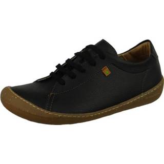 👉 Veterschoenen glad leer zwart El Naturalista 8434550048991