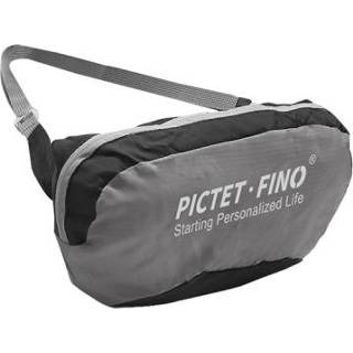 Heuptas grijs polyester active PICTET FINO RH60 Waterdichte ultradunne opvouwbare heuptas, capaciteit: 2L (grijs)