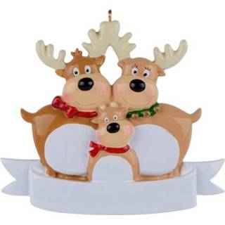 👉 Kerstboom hars active 2 stuks eland Kerstdecoratie hanger (3 hoofden)