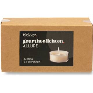 👉 Geurtheelicht crème Blokker Geurtheelichten Allure - S/32 8718827242306