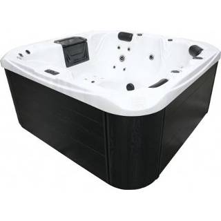 👉 Zilver Badstuber Tahiti outdoor whirlpool 3 persoons sterling silver 9002827044329