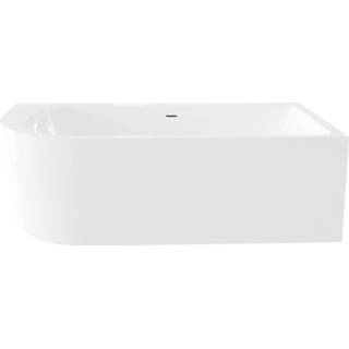 👉 Vrijstaand bad wit glans Best Design Munster half 180x80cm rechts 7434229970999