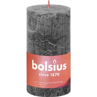 👉 Grijs Bolsius shine rustiekkaars 130/68 stormy grey 8717847148070 2900084742019