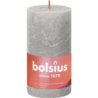 👉 Grijs Bolsius shine rustiekkaars 130/68 sandy grey 8717847148094 2900084741012