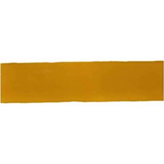 👉 Wandtegel geel Terre d'Azur Gerona visgraat 7.5x30cm Honey Yellow 7434229375381