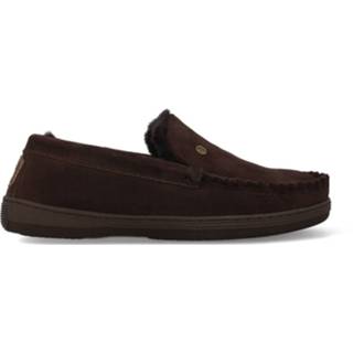 👉 Pantoffels mannen bruin suede Warmbat Grizzly GRZ441065 Choco Donker Bruin-47 8719394001709