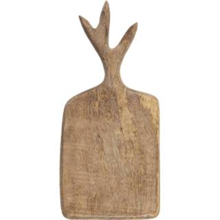 👉 Snijplank bruin hout Clayre & Eef 25*12*2 Cm Broodplank Borrelplank 8717459790810