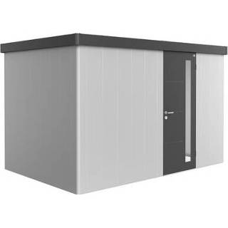 👉 Tuinhuisje zilver Biohort tuinhuis Neo 2D variant 1.3 standaard deur / metallic structuur 348x236x222cm 9003414820296