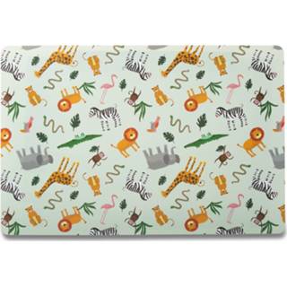 👉 Placemat multikleur Blokker Safari Dieren - 45x30cm 8718827249206