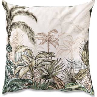 👉 Multikleur Blokker Kussen Vintage Tropical - 45x45 Cm 8717237176140