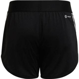 👉 Zwart meisjes Adidas Aero Ready 3 Stripes Knitted Shorts 4065423175274