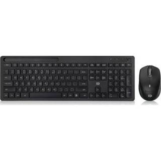 👉 Draadloos toetsenbord zwart active Foetor IK7800 en muisset (zwart)