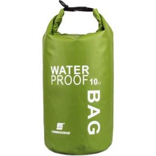 👉 Waterdichte tas groen active Luckstone 10L Outdoor Rafting (groen)