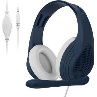Gaming headset blauw active SADES A9 3.5mm poort verstelbare met microfoon (blauw)