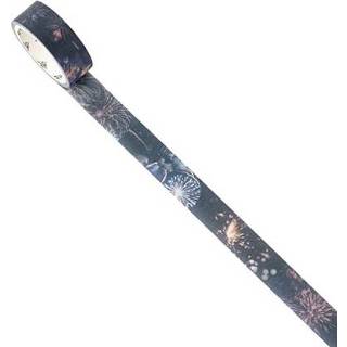 Decoratiesticker active 5 Rolls Moon MMK03D293 Zwavelzuur Paper Tape Romantische Handrekening Decoratie Sticker (Vuurwerk niet eenzaam)
