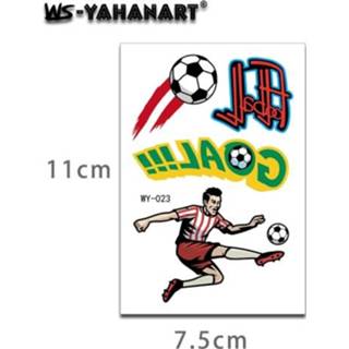 👉 Tattoo active 20 stks World Cup Theme Cartoon Football Children Stickers (WY-027)
