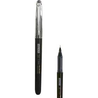 👉 Naald zwart leer active 12 Stks Shandelingen Leren Neutrale Pen Grote Capaciteit 0.5mm Simple Sign (zwart)