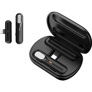 👉 Microfoon active Ferto DX01 Draadloze kraag 2.4G Live Uitzendapparatuur, Stijl: 8 PIN + Opladen Bin