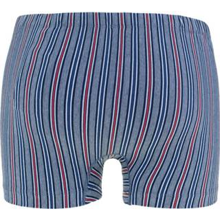 👉 Blauw l Schiesser streep short 4007065919489