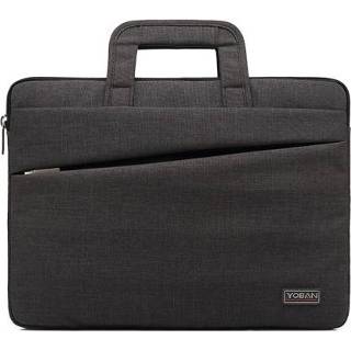 👉 Laptoptas grijs active Yoban y-923-1 casual waterdichte tablet zakelijke tas, maat: 14 inch (donkergrijs)