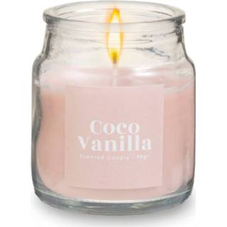 Geurkaars roze Blokker Coco Vanilla 8718827260997