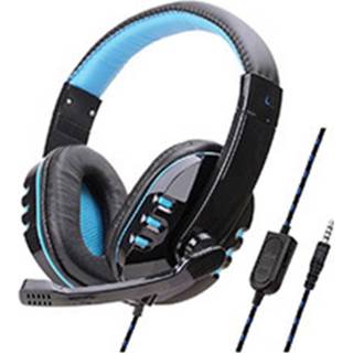 Gaming PC zwart blauw active Soyo SY733MV Computer Headset voor PS4 (zwart blauw)