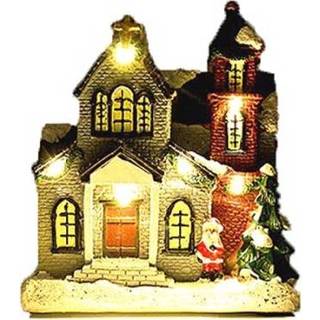 👉 Kerstversiering grijze active mannen LED Luminous Lanterns House Ornamenten (grijze oude man met boom)