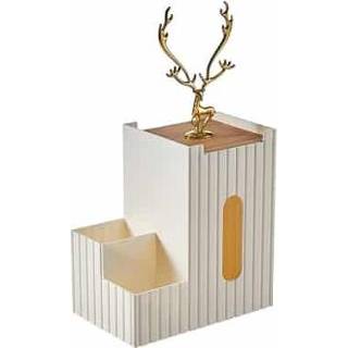 👉 Opbergdoos wit parel active Yz herten tissue box woonkamer thuis (verticale wit)