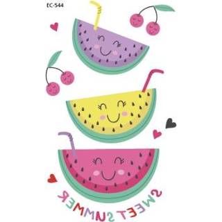 👉 Tattoo active kinderen 20 stks Waterdicht Geschilderde Groenten Planten Stickers (EG-544)