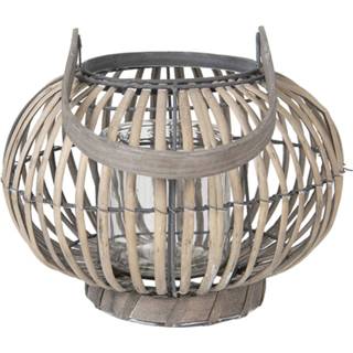 👉 Windlicht Clayre & Eef Ø 25*18 Cm 6ro0465s 8717459730182