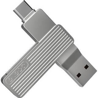 👉 Mobiele telefoon zilver active Originele Xiaomi Youpin M1 Jesis USB 3.1 + Type-C / USB-C Dual Interface U Disk, Capaciteit: 64 GB (Silver)