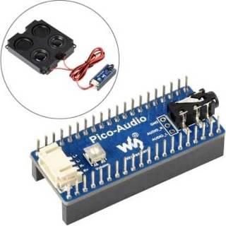 👉 Hoofdtelefoon active Waveshare Audio-uitbreidingsmodule voor Raspberry Pi Pico, gelijktijdige hoofdtelefoon- / luidsprekeruitgang