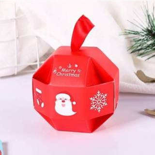 👉 Snoep rood active kinderen 20 stks Verpakkingsdoos Kerstdecoratie Geschenkdoos (rood)