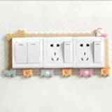 👉 Schakelaar active 2 stks Lichtgevende Stickers Bescherming Cover Muurstickers Creatieve Woonkamer Slaapkamer Lamp Wall Socket Decoratieve (Three Open - Trein)