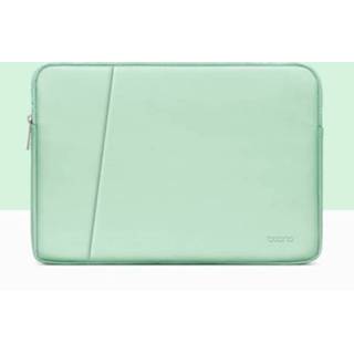 👉 Laptoptas groen PU active BAONA BN-Q001 lederen laptoptas, kleur: dubbellaags munt groen, grootte: 15 / 15,6 inch