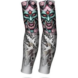 👉 Tattoo active mannen vrouwen Zomer nep patroon zonnebrandcrème ijsmouw en vrouw outdoor ring ice sleeves (demon eye)