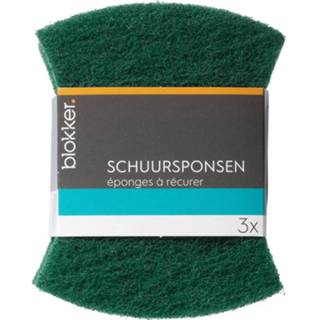 👉 Schuursponsje Blokker Schuursponzen - 3 Stuks 8718827208029