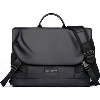 👉 Messenger bag zwart active mannen Weixier D231 Waterdichte schokbestendige Oxford Heren Schoudertas (Zwart)