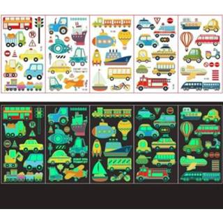 👉 Tattoo active kinderen 20 stks Y01-05 Cartoon Lichtgevende Sticker Waterdichte en Sweat Proof Party Activity Face (Transport)